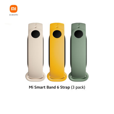 Xiaomi Mi Smart Band 6 Strap (3 pack) ดำน้ำสำรองสำหรับรุ่น Mi Smart Band 6