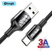 （A LOVABLE） Eleoughusb To Type C สายชาร์จข้อมูลอย่างรวดเร็ว For11 ProUSB Quick Charger 3.0 WireCord สำหรับ Samsung