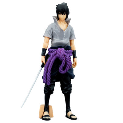 Uchiha Sasuke Anime Figurals Action Figure Toy Manga Statue For Na-ruto Shippuden PVC Collectible Decoration Model 27 CM