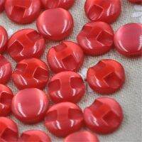 50 pcs 12 mm Red Cats Eye button craft/sewing/baby lot mix PT82 Haberdashery