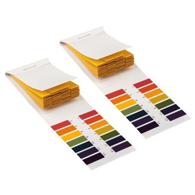 2 Set 160 Strips 1-14 PH Litmus Paper Ph Test Strips Water Cosmetics Soil PH Test Paper Strips With Control Card Inspection Tools