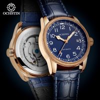 Augusten brand new fully automatic mechanical watch mens classic replica calendar powerful luminous mechanical watch —D0517