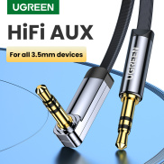 UGREEN 3.5mm Auxiliary Audio Jack to Jack cable 90 Degree Right Angle for