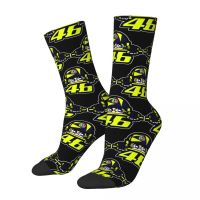 【LZ】✟✖  Outono inverno louco design das mulheres dos homens moto-gp rossi-capacete meias de motocross de corrida da motocicleta respirável meias de basquete