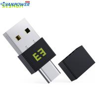 USB แบบ C 2 In 1ไม่สามารถตรวจจับได้ตัวขับเมาส์เครื่องจำลองการเคลื่อนไหวของเมาส์ฟรีขนาดเล็กช่วยให้พีซี/แล็ปท็อป/คอมพิวเตอร์ตื่นตัว