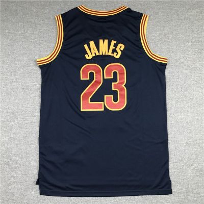 🎽2023ชุดเจอร์ซีย์ Nba Cavaliers 23 # เสื้อเจอร์ซี่ส์ลายเจมส์เสื้อกีฬาคนขี่ม้าการสึกหรอลูกบาสเก็ตบอลโรงเรียนสูง