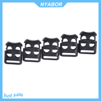 NYABOR 5pcs NYLON shackle carabiner D-ring คลิปสายรัดกระเป๋าเป้สะพายหลังหัวเข็มขัด