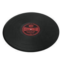 Round Pad Drink Placemat Silicone Mat Retro Vinyl Coaster