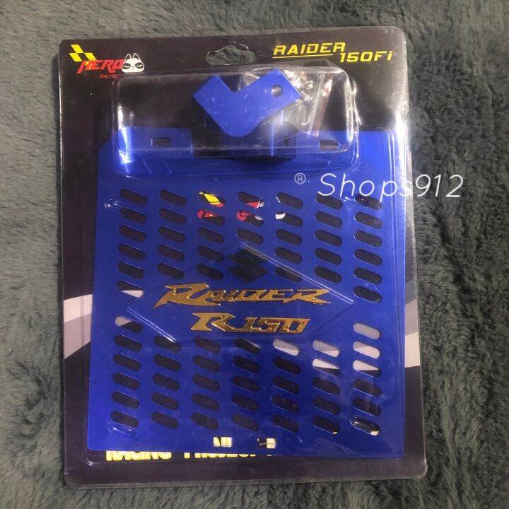 Radiator cover for raider 150 fi (blue) Lazada PH