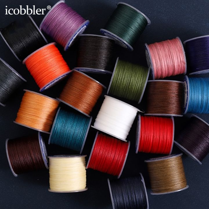 Poly Waxed Thread, Hand Sewing Thread Round Wax Thread for Hand Sewing  Leather