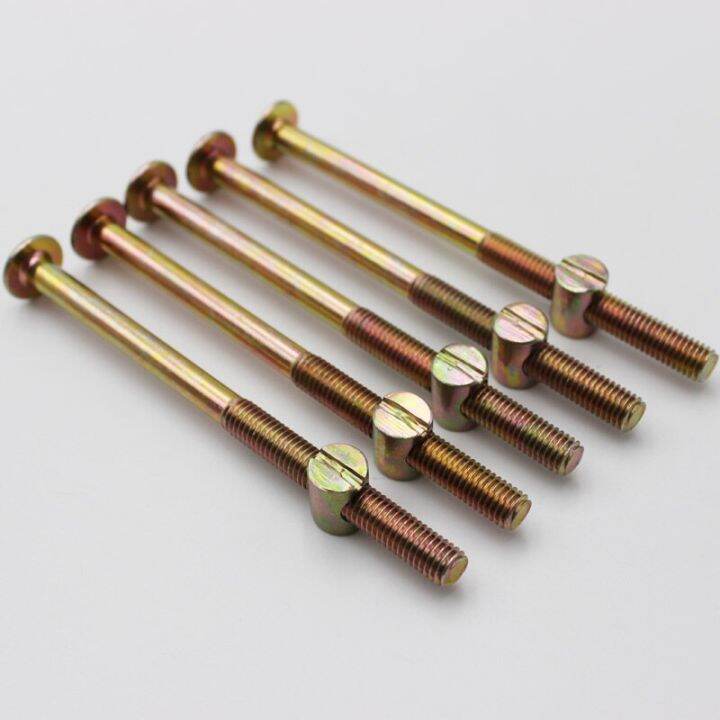 M6/m8 Barrel Bolts Cross Dowel Slotted Furniture Nut Beds Crib Chairs