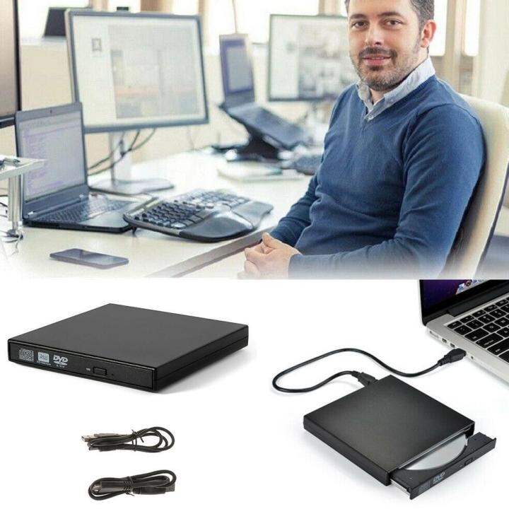 Usb External Dvd Cd Rw Disc Burner Combo Drive Reader 07/08/10 Pc ...