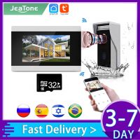 【LZ】ygip6080 Jeatone Tuya smart 7 inch WIFI Touch Screen Video intercom for home night vision device doorbell camera Monitor Europe Doorman