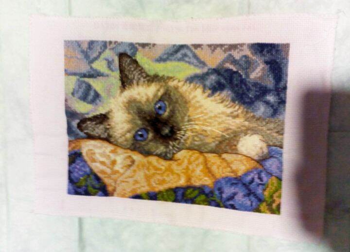 the-blue-eyes-cat-cross-stitch-kit-aida-14ct-11ct-count-printed-canvas-stitches-embroidery-diy-handmade-needlework-needlework