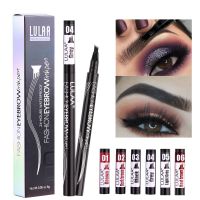 6 tint dye Waterproof eyebrow pencil eyebrow shadow for eyebrows makeup Waterproof Long Lasting Sketch Liquid eyebrow wax