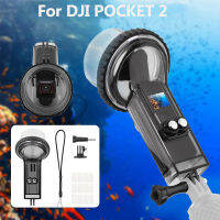 เคสกันน้ำใต้น้ำสำหรับ DJI Osms Pocket 2ดำน้ำว่ายน้ำเคสกันน้ำอุปกรณ์เสริม60M