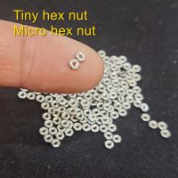 Mini Nut M1 M1.2 M1.4 M1.6 M2 M2.5 M3 Tiny Micro Screw Stainless Steel and Brass Small Hex Nut Nikcel Plated