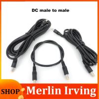 Merlin Irving Shop 0.5m 1.5M 3meter DC male to male Extension power supply Cable Plug Cord 5.5MM X2.5mm wire connector Adapter for strip camera