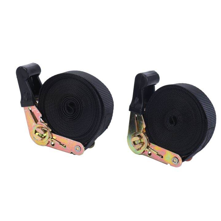 2 Pack 20 FT Ratchet Tie Downs Straps 6M X25mm Endless Ratchet Strap