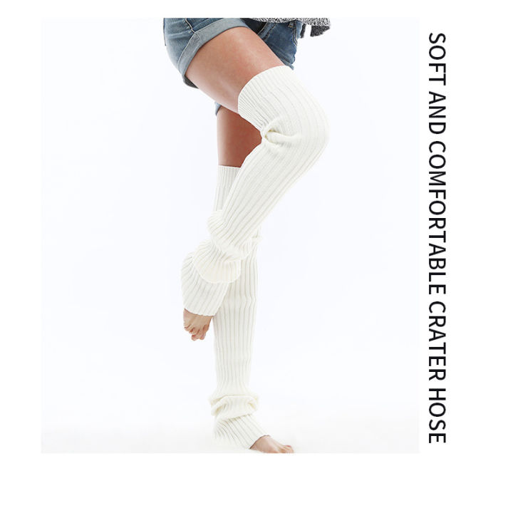 women-thigh-high-pirouette-leg-warmer-for-woman-extra-long-boot-socks-over-the-knee-cable-knit-yoga-dance-socks
