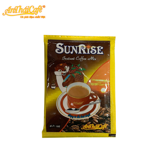 Cà phê sữa 3in1 sunrise, gói pha pha uống liền - ảnh sản phẩm 1