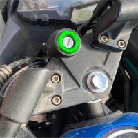 สวิตช์ Lgnition สำหรับรถจักรยานยนต์นินจาแหวนป้องกันอุปกรณ์ CNC สำหรับ Kawasaki NINJA 250 300 400 2013-2022 2021 2020 2019 2017 2018