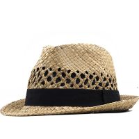 Cappelli Fatti A Mano Da Uomo Estivi Fedora Per Donne Cappelli Da แต่เพียงผู้เดียวใน Paglia Cappello Visiera Esiva Cappello Da Spiaggia Solido Cappello Jazz Somero Pangorras