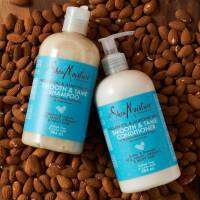 ?พร้อมส่ง?Shea Moisture Argan Oil and Almond Milk 384ml แชมพูและครีมนวดเพื่อผมนุ่มสลวย ไม่ชี้ฟู