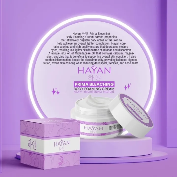 Pureskin Essence Hayan Prima Bleaching Foaming Cream 300g | Lazada PH