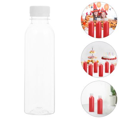 30pcs Transparent Plastic Empty Dispenser Bottles Beverage Bottles (Transparent)