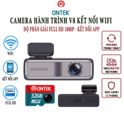 Camera Hành Trình Chính Hãng ONTEKCO V8 Wifi ,Xem Qua Điện Thoại