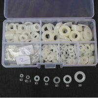 Nylon Flat Washer Plastic Spacer Gasket Insulation Black White Assortment Kit Set M2 M2.5 M3 M4 M5 M6 M8 M10 M12 M14 M16 M18 M20