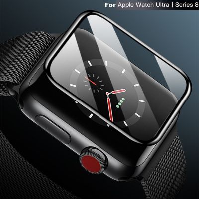Screen Protector For Apple Watch Ultra 49mm 3D Full Soft Anti-Scratch Film for iWatch Series 8 45mm 41mm Cover Accessories Screen Protectors