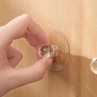 Invisible Cabinet Door Handle Non-perforated Paste Self-adhesive Sliding Door Cabinet Drawer Cabinet Wardrobe Glass Window Knobs Door Hardware