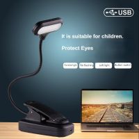Clip Book Lights Rechargeable USB Reading Bed Desk for Kids Small Night Students Lamp
