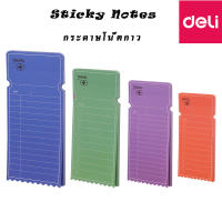 Deli Sticky Note กระดาษโน๊ตกาวในตัว สติ๊กเกอร์ กระดาษโน๊ตกาว อุปกรณ์การเรียน อุปกรณ์เครื่องเขียน นักเรียน คุณครู อุปกรณ์สำนักงาน