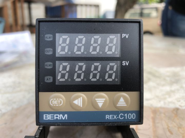 เครื่องควบคุมอุณหภูมิ-rex-c100-ตัวควบคุมอุณหภูมิ-เทอร์โมสตัท-digital-rkc-pid-temperature-controller-rex-c100-thermocouple