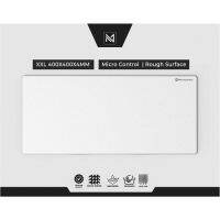 new XXL MicroControl Rough Uncoated Surface White Gaming Mousepad