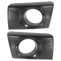 1Pair Front Bumper Fog Lamp Cover Bezel Trim Black Fog Light Trim Cover 86558-2E000 86557-2E000 for Hyundai Tucson 2005-2009 Fog Light Frame