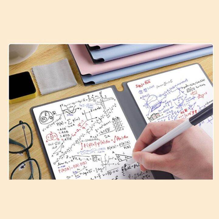 a4-maths-arithmetic-blank-whiteboard-notebook-a5-erasable-draft-notebook-portable-reusable-whiteboard-notepad