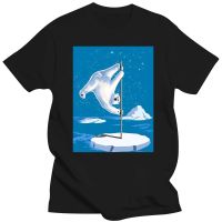 2019 men North Pole Dancer T Shirts Site Retro Size L Dancing polar bear {tshirt man Shirts Hot Sale