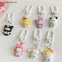 ☈ SANRIO Ulo พวงกุญแจ จี้การ์ตูนอนิเมะ Cinnamonroll น่ารัก สําหรับตกแต่งรถยนต์