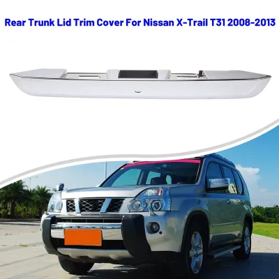 1 Piece Car Rear Trunk Lid Trim Car Trunk Lid Accessories for Nissan X-Trail XTrail T31 2008-2013
