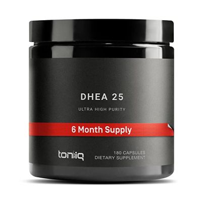 Toniiq DHEA 25 mg. 180 Capsules