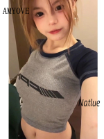 Natlux เสื้อกันหนาว ผญ เสื้อแขนยาว เสื้อกันหนาว สไตล์ ชิค วินเทจ ทันสมัย WMY239172D 38Z230918