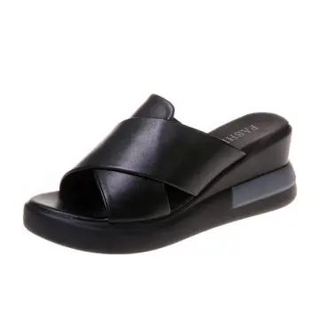 Stretch Cross Orthotic Slide Sandals Lightweight Breathable Non