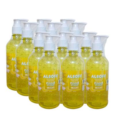 ขายถูก ราคาชนโรงงาน แพ็ค 12 ขวด (450มล/1ขวด) แอลกอฮอล์ แฮนด์เจลคิดส์ ALSOFF GEL KIDS (Food Grade) เจลล้างมือสำหรับเด็ก ไม่ต้องใช้น้ำ กลิ่นกล้วย