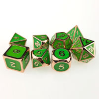 2021Metal DND Dice Super Heavy Set of 8 D&amp;D Dice for Dungeons and Dragons Games