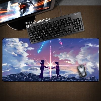 Extended Xxl Pc Large Anime Mouse Pad Your Name Rubber Keyboard Gamer Ped Computer Gaming Mat Mousepad Desk Accessories Cabinet