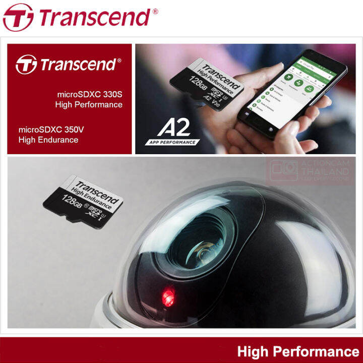 transcend-high-performance-microsd-card-128gb-r-100mb-s-w-85mb-s-เมมโมรี่-สำหรับ-โทรศัพท์-เครื่องเล่นเกมส์-nintendo-รับประกัน-2-ปี